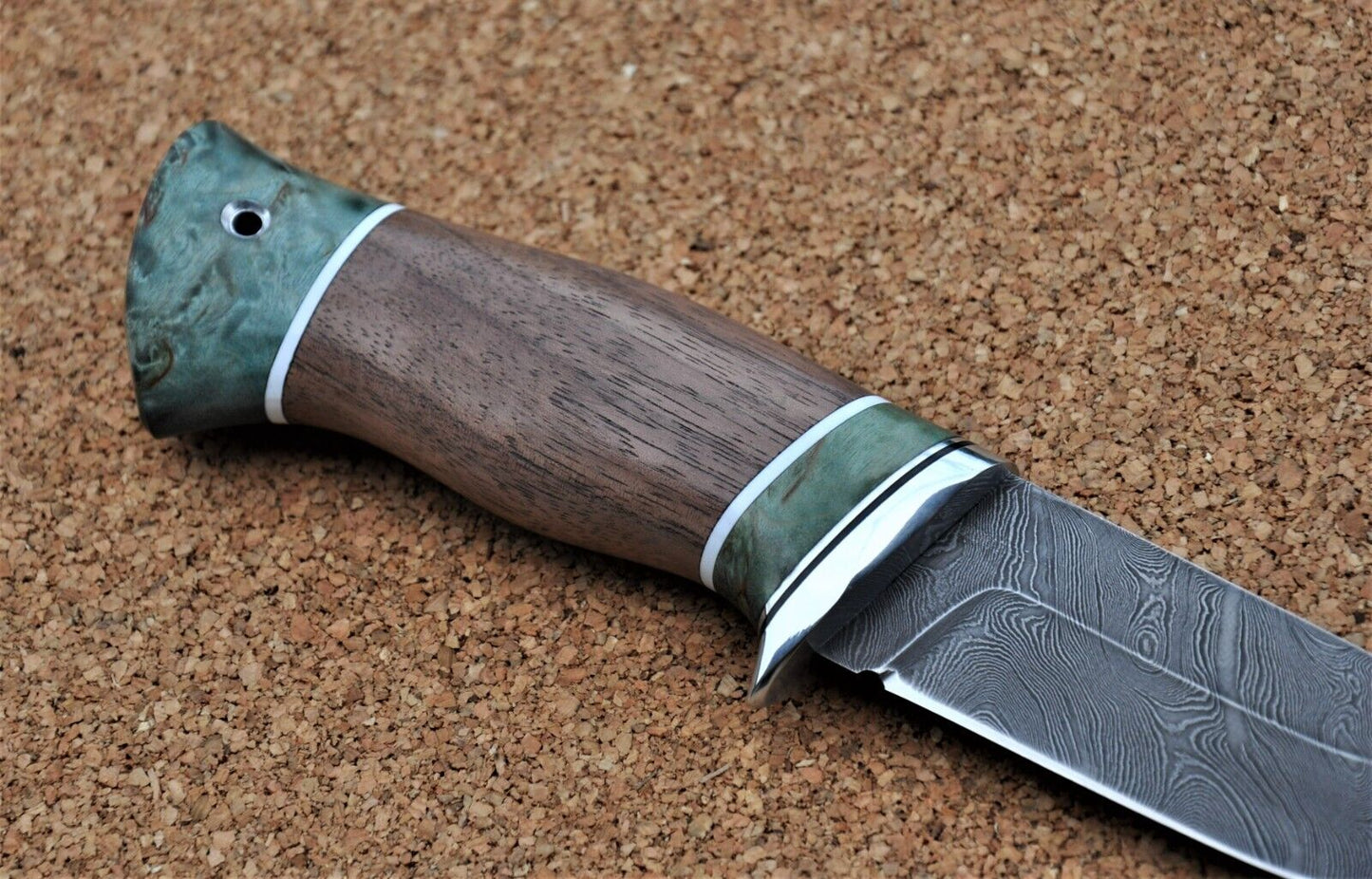 Damaszener Stahl Outdoor Jagd Damast Messer Nazarov Knives Handarbeit HRC62