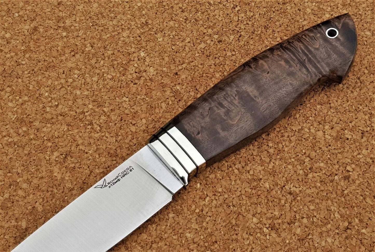 H12MF Stahl Outdoor Jagd Messer Yasniy Sokol Russland Handarbeit HRC 61 Сапсан