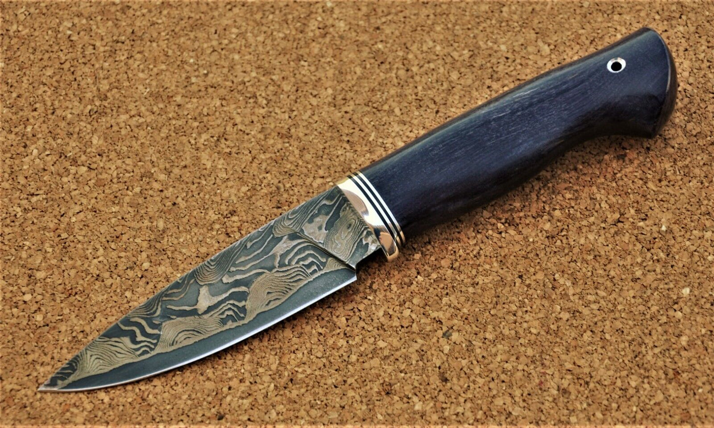 Nazarov Knives Russland Mosaik Damast Stahl Outdoor JagdMesser Handarbeit HRC62