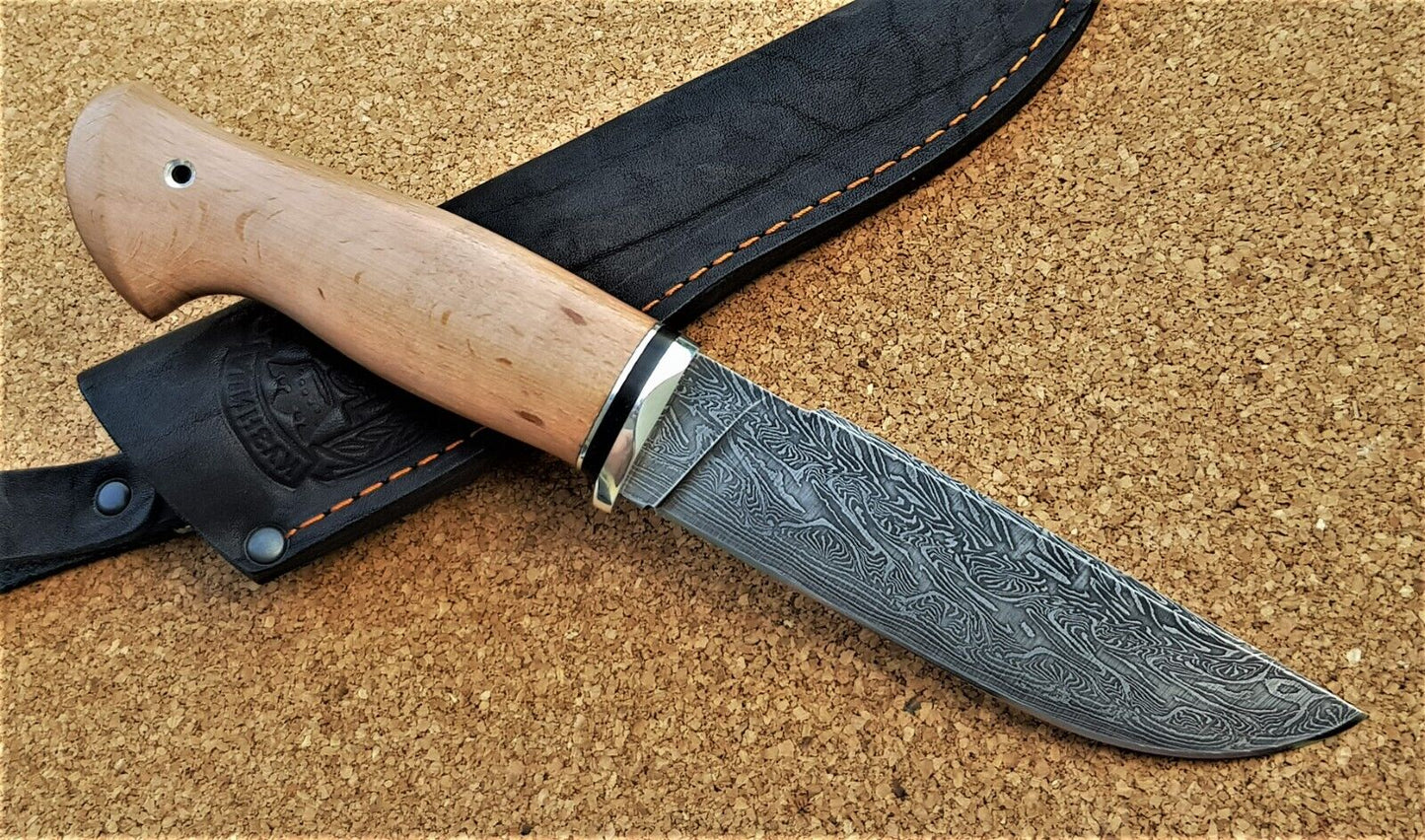 Mosaik Damast Stahl Outdoor Jagd Messer Nazarov Knives Handarbeit HRC62