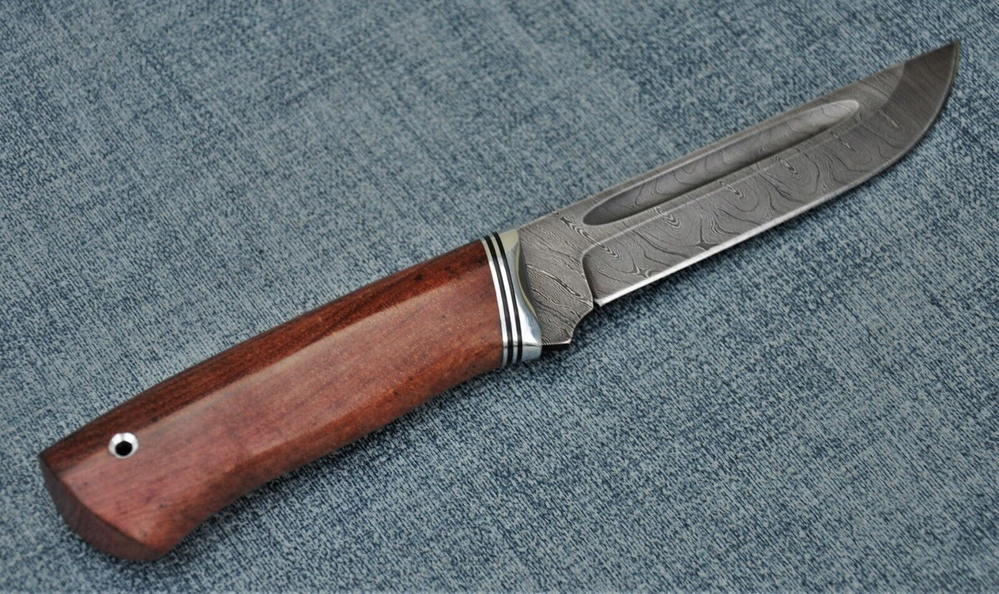 Damast Damaszener Stahl OutdoorMesser Nazarov Knives Handarbeit HRC62 Боец
