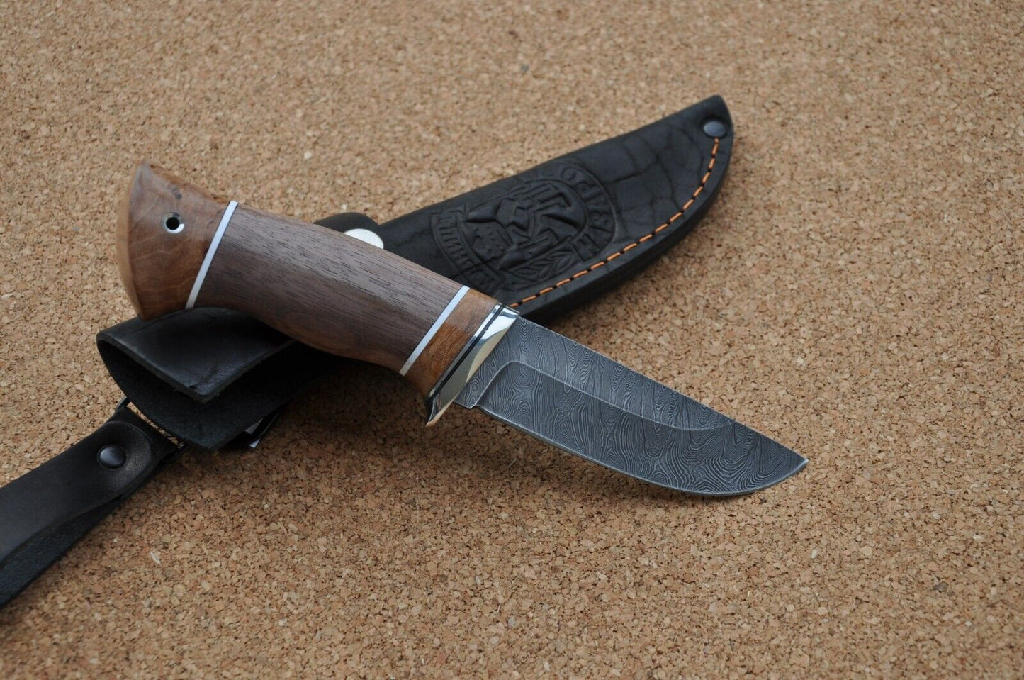 Damaszener Stahl Outdoor Jagd Damast Messer Nazarov Knives Handarbeit HRC62
