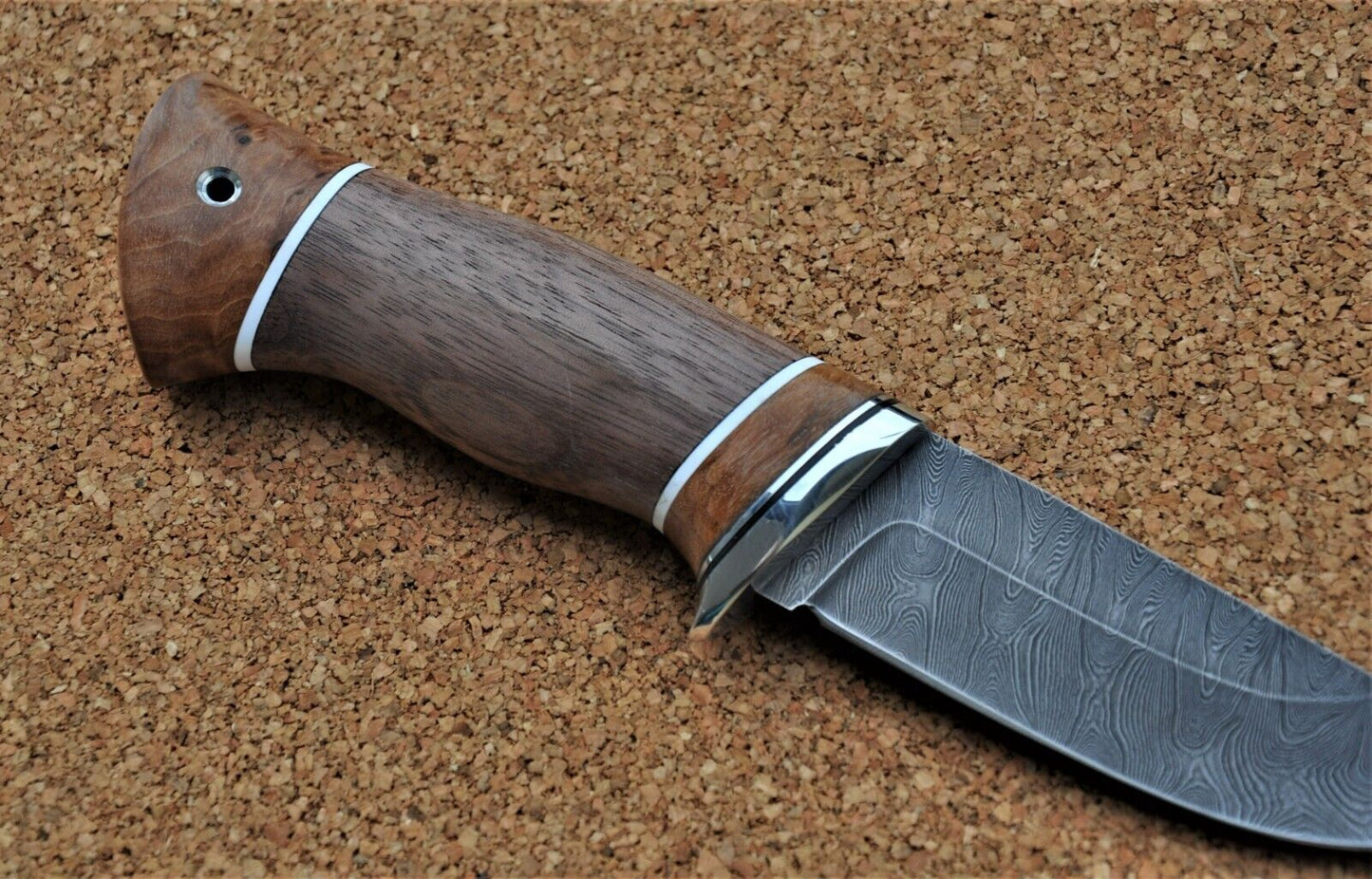 Damaszener Stahl Outdoor Jagd Damast Messer Nazarov Knives Handarbeit HRC62