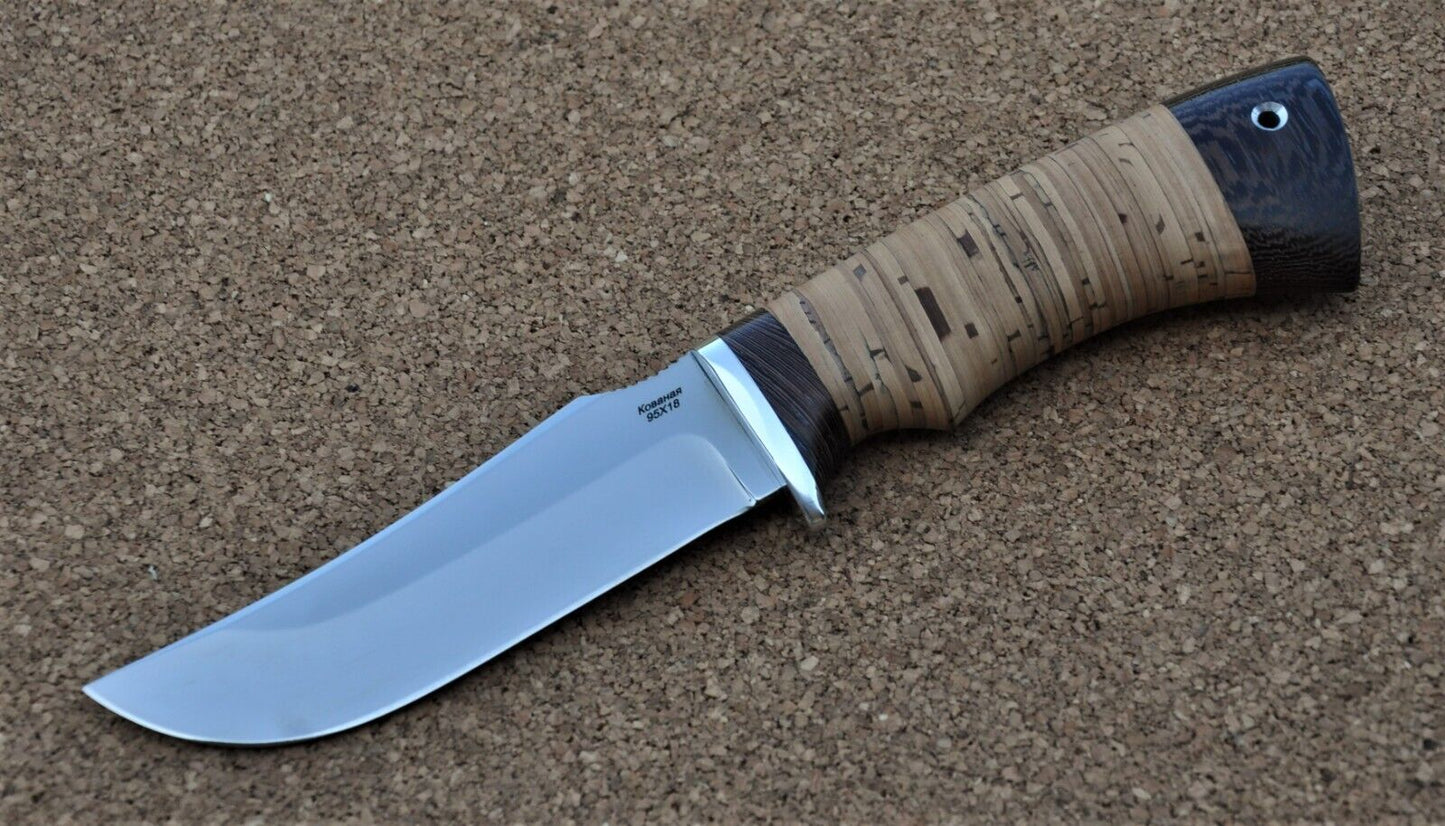 95H18 Stahl Rostfrei Outdoor JagdMesser Handarbeit Nazarov Knives