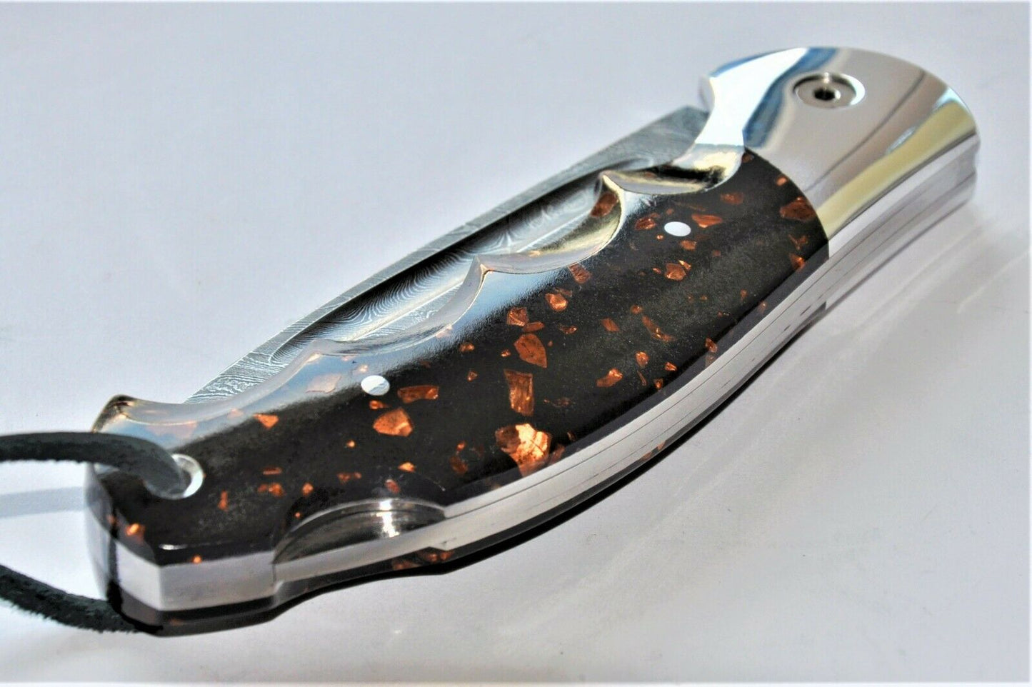 Nazarov Knives Russland Damast Stahl Outdoor Klappmesser Handarbeit