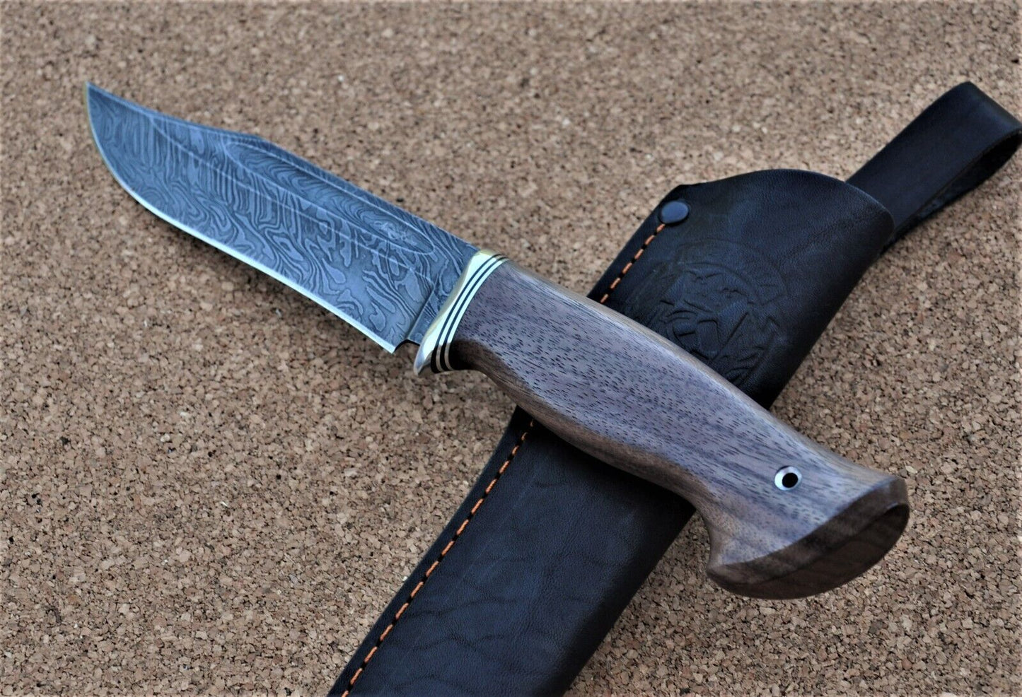 Damaszener Stahl Outdoor Jagd Damast Messer Nazarov Knives Handarbeit HRC62