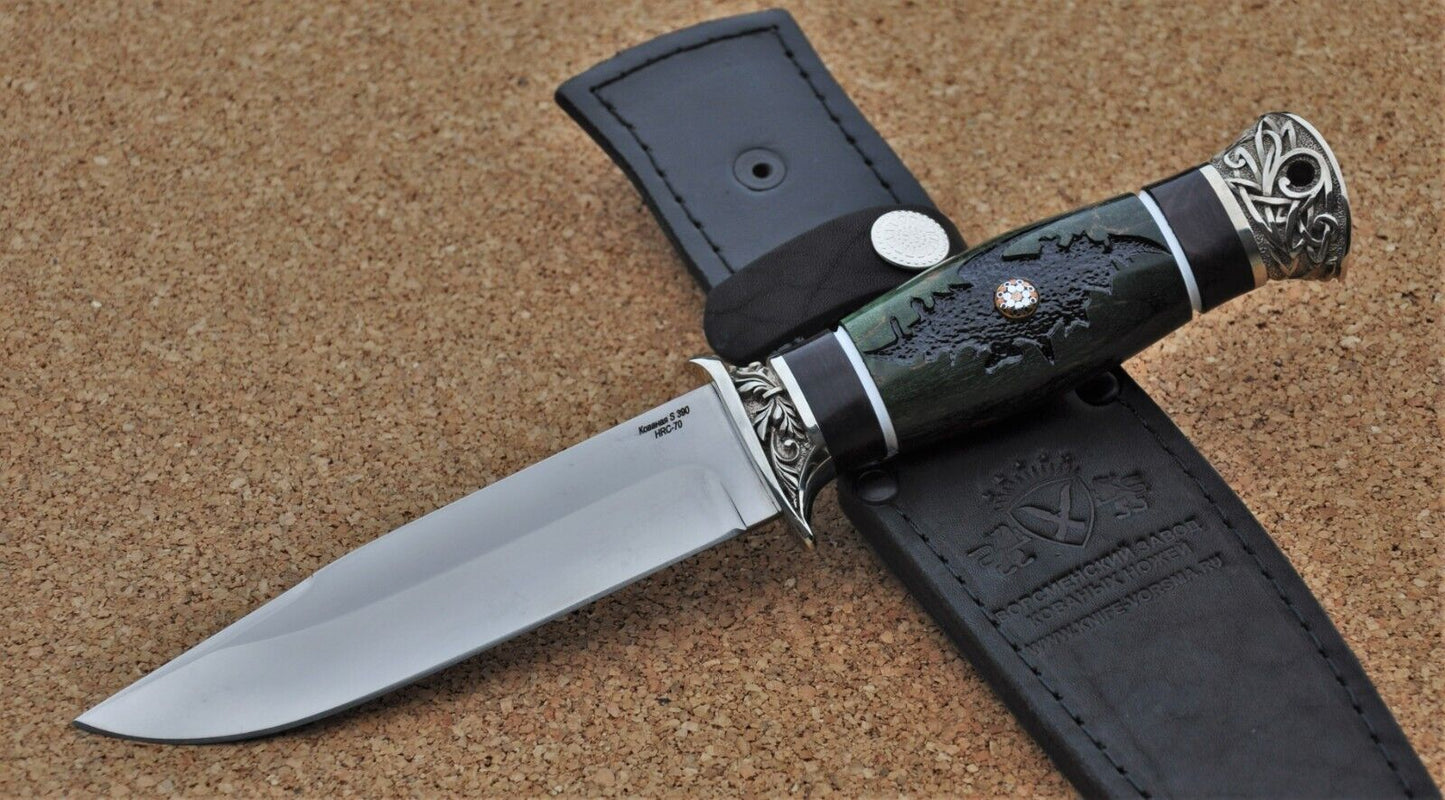S390 Stahl ROSTFREI Outdoor Messer Nazarov Knives Handarbeit HRC70 Лидер