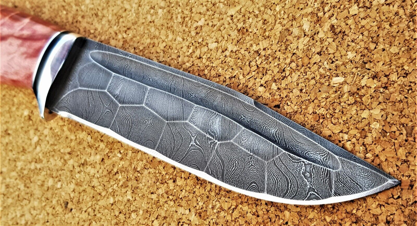 Damaszener Stahl Outdoor Jagd Damast Messer Nazarov Knives Handarbeit HRC62