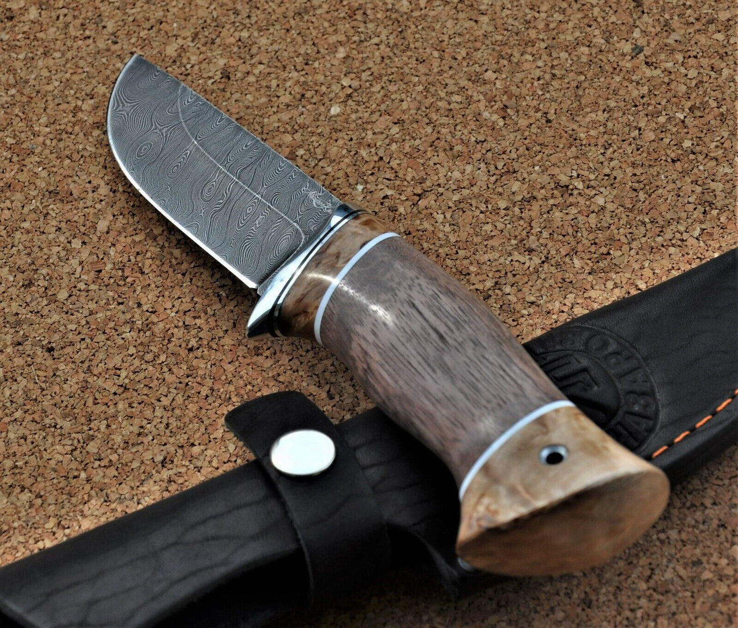 Damaszener Stahl Outdoor Jagd Damast Messer Nazarov Knives Handarbeit HRC62