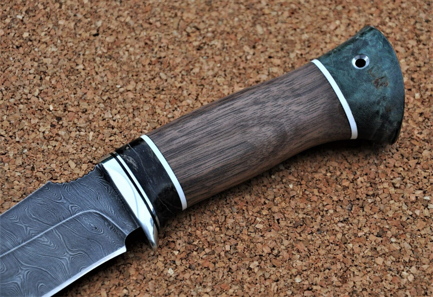 Damaszener Stahl Outdoor Jagd Damast Messer Nazarov Knives Handarbeit HRC62