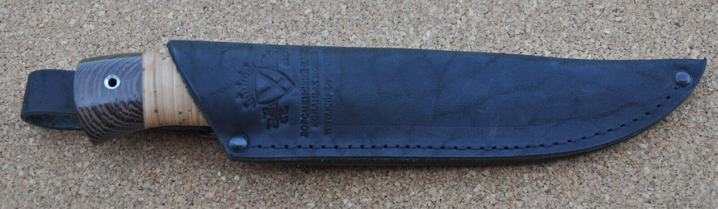 Damaszener Stahl Outdoor Jagdmesser Nazarov Knives Handarbeit