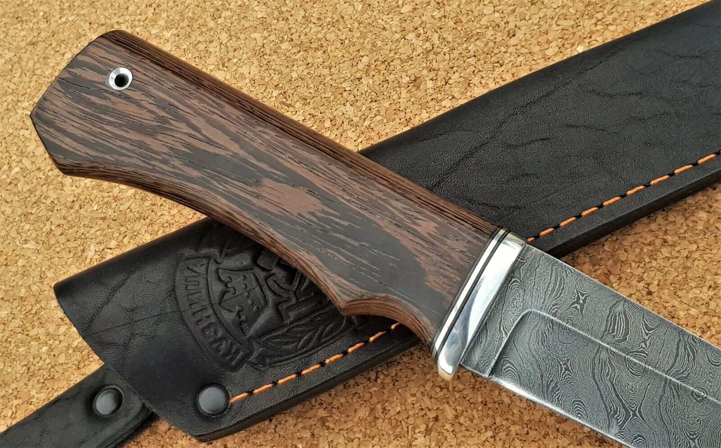 Damast Outdoor Jagd Messer Nazarov Knives Russland Handarbeit HRC 62 Бизон