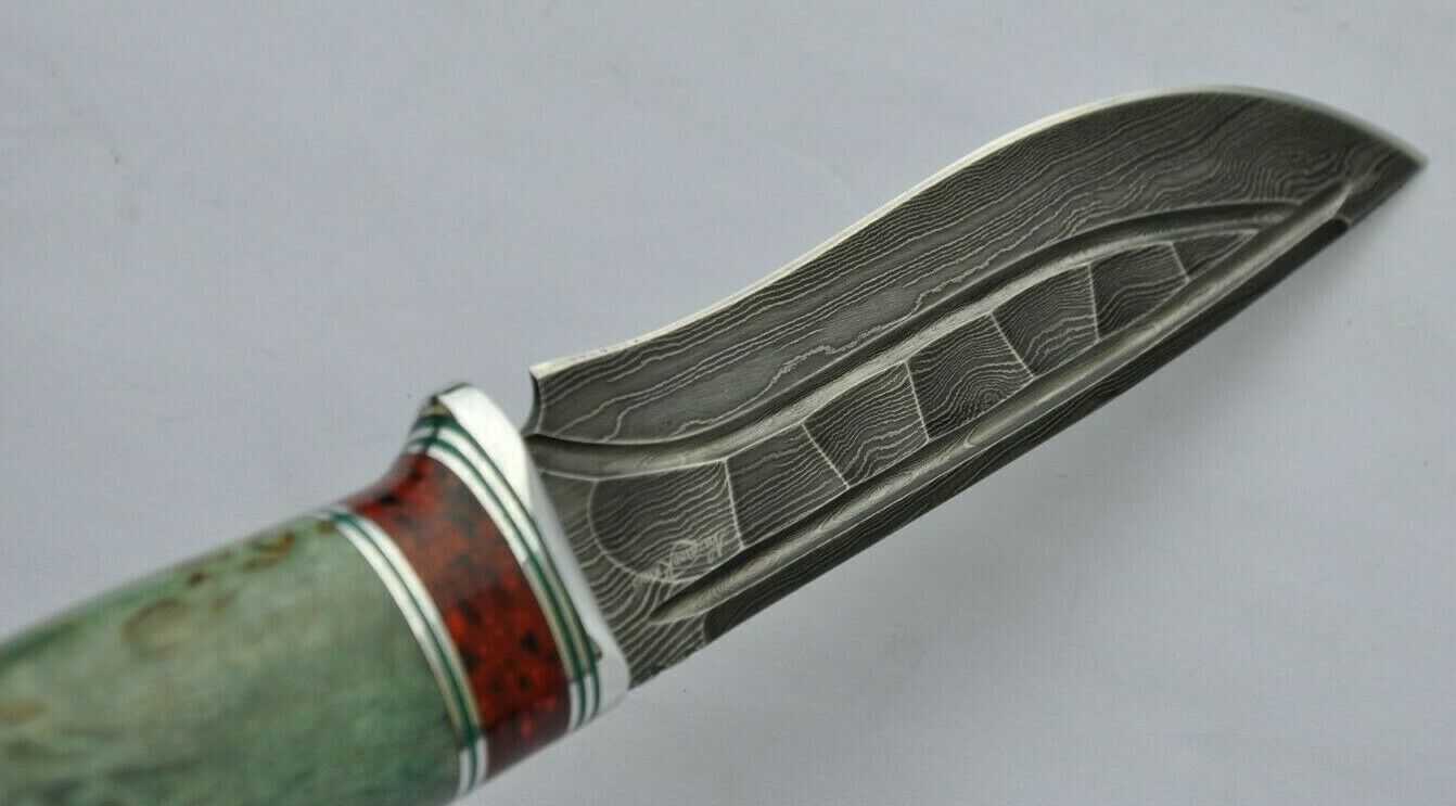 Nazarov Knives Damaszener Stahl Outdoor Jagdmesser