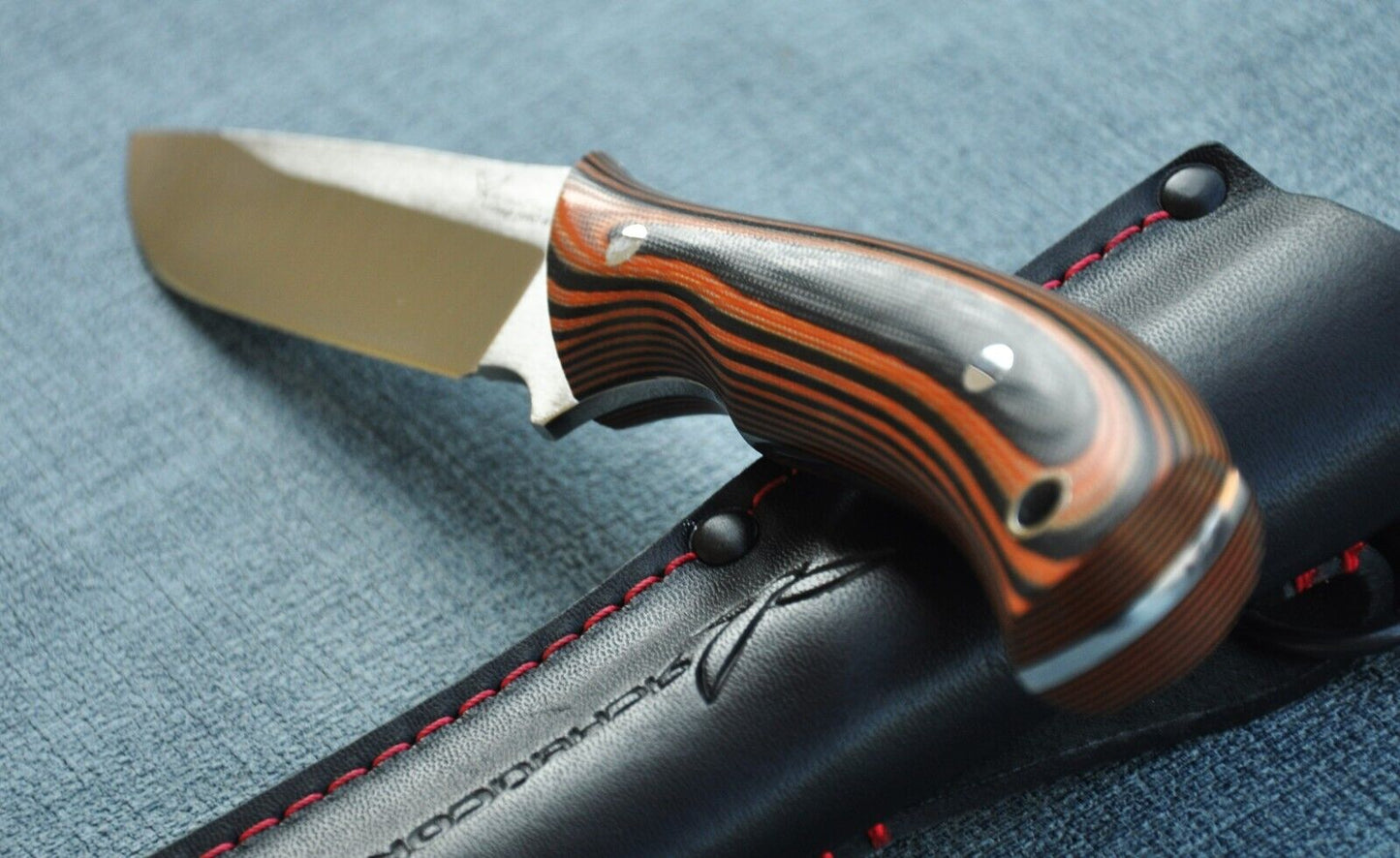 H12MF FullTang Outdoor Jagdmesser Yasniy Sokol Handarbeit
