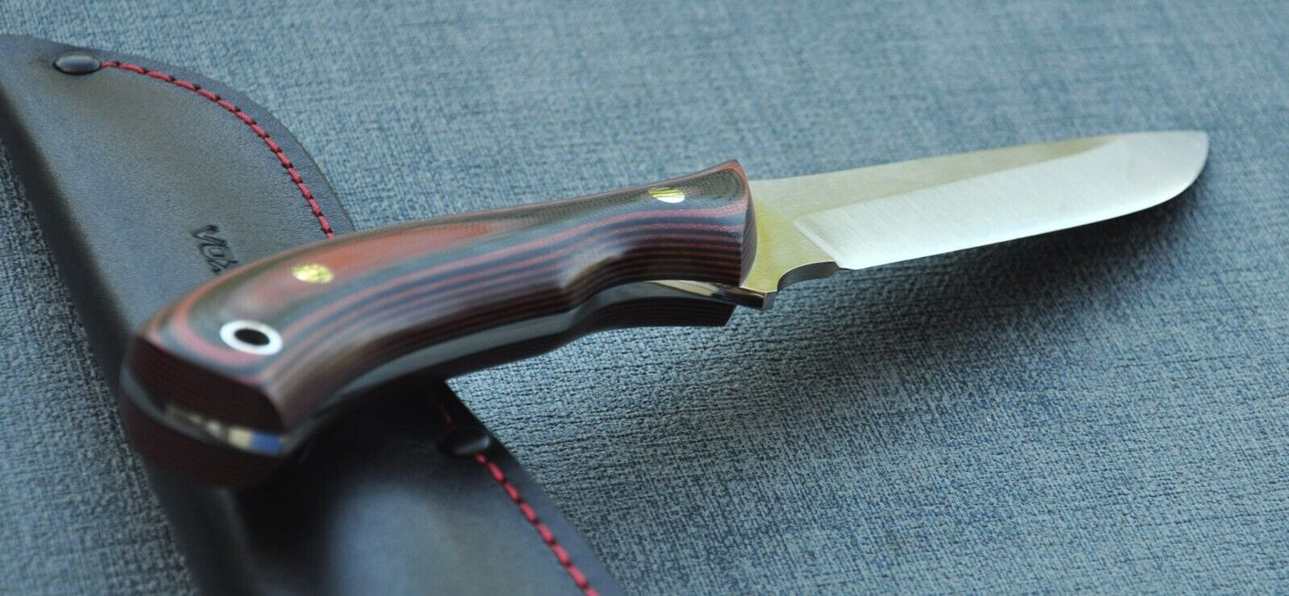 H12MF Full Tang Outdoor Jagdmesser Yasniy Sokol Handarbeit