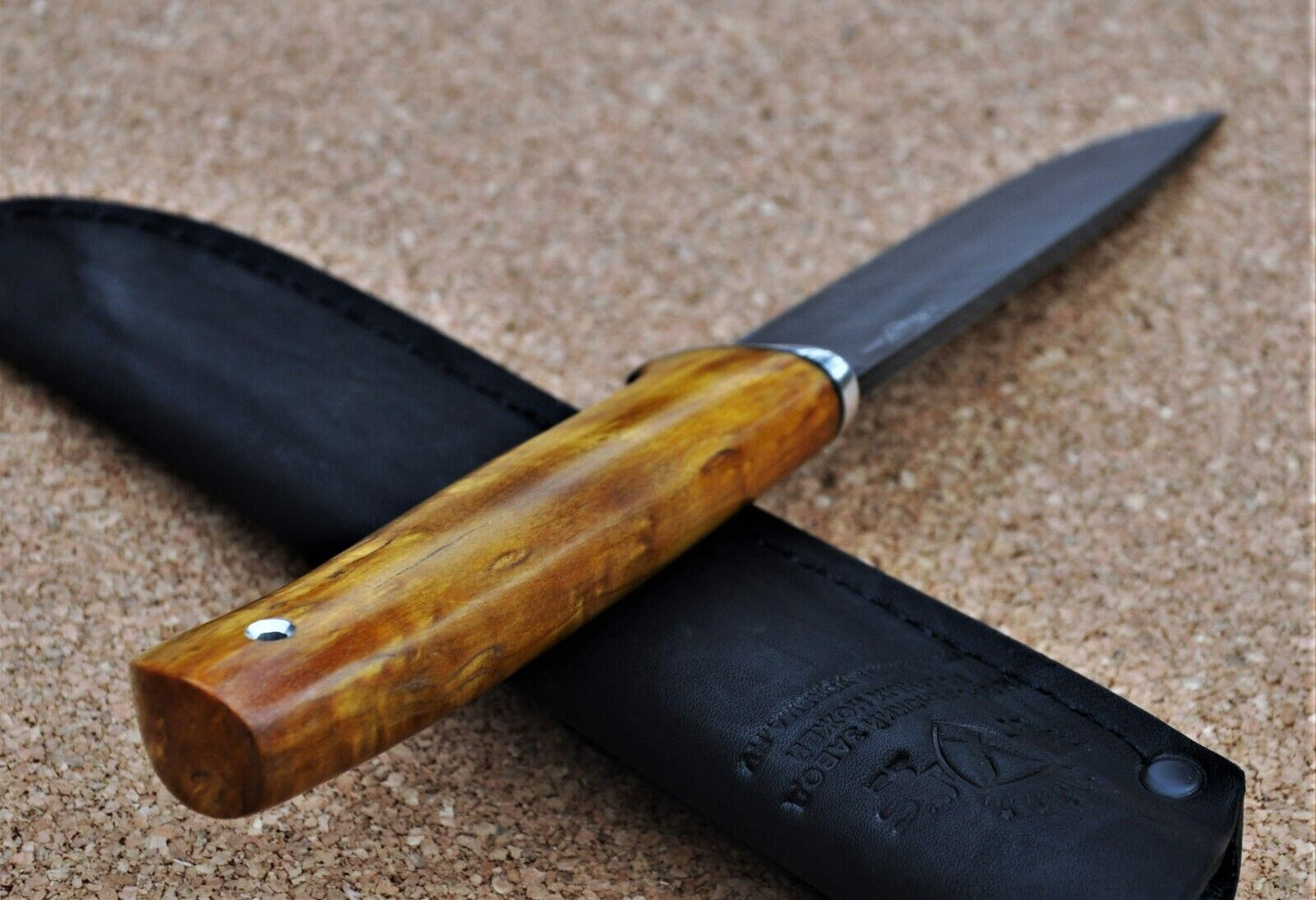 Damaszener Stahl Outdoor Damast Messer Nazarov Knives Handarbeit HRC62 Пантера