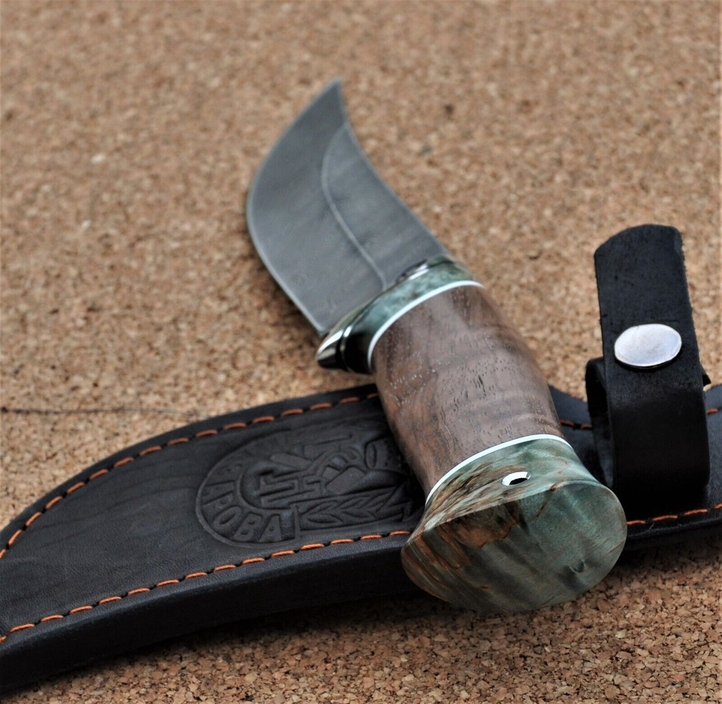 Damaszener Stahl Outdoor Jagd Damast Messer Nazarov Knives Handarbeit HRC62