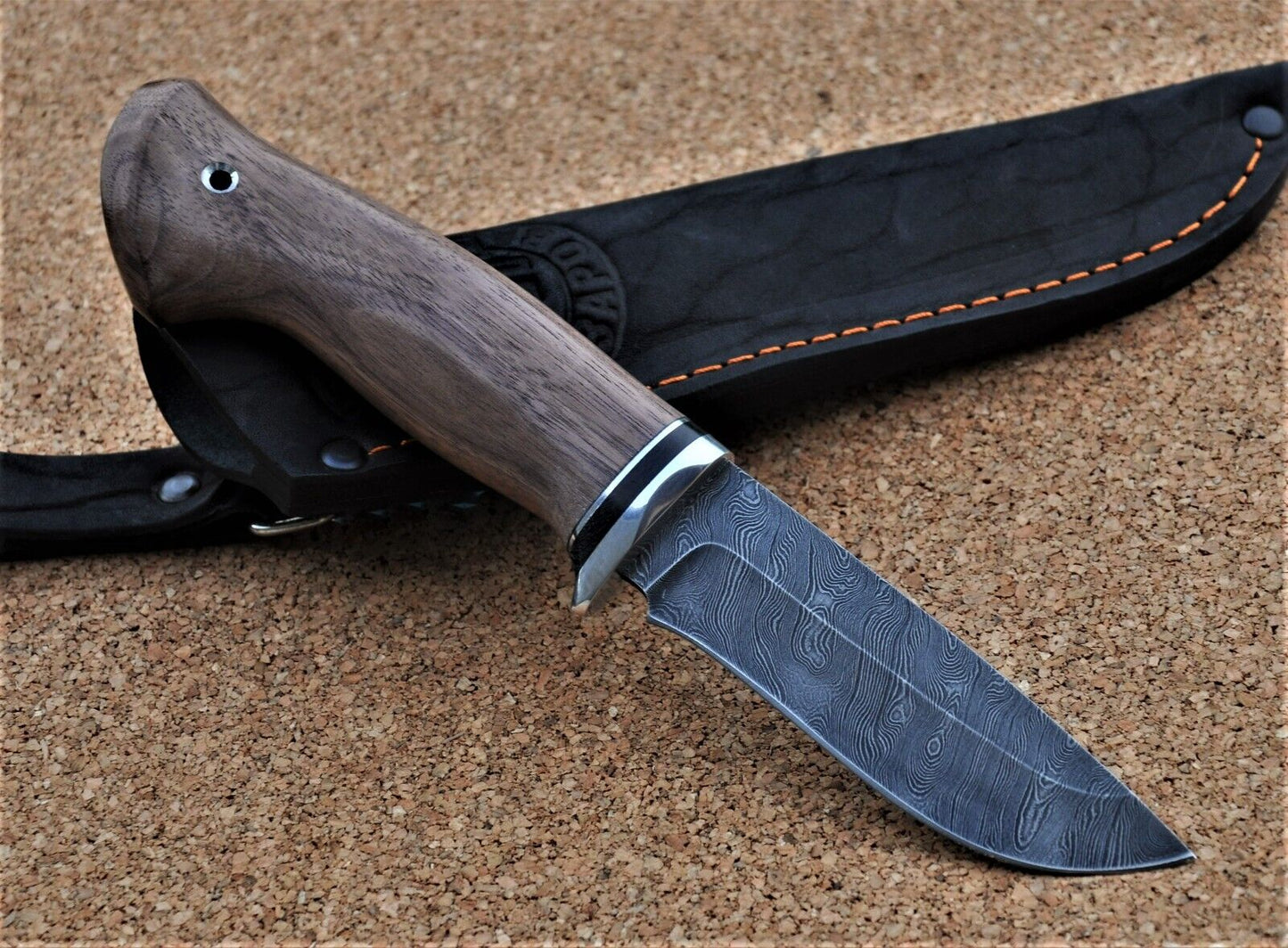 Damaszener Stahl Outdoor Jagd Damast Messer Nazarov Knives Handarbeit HRC62