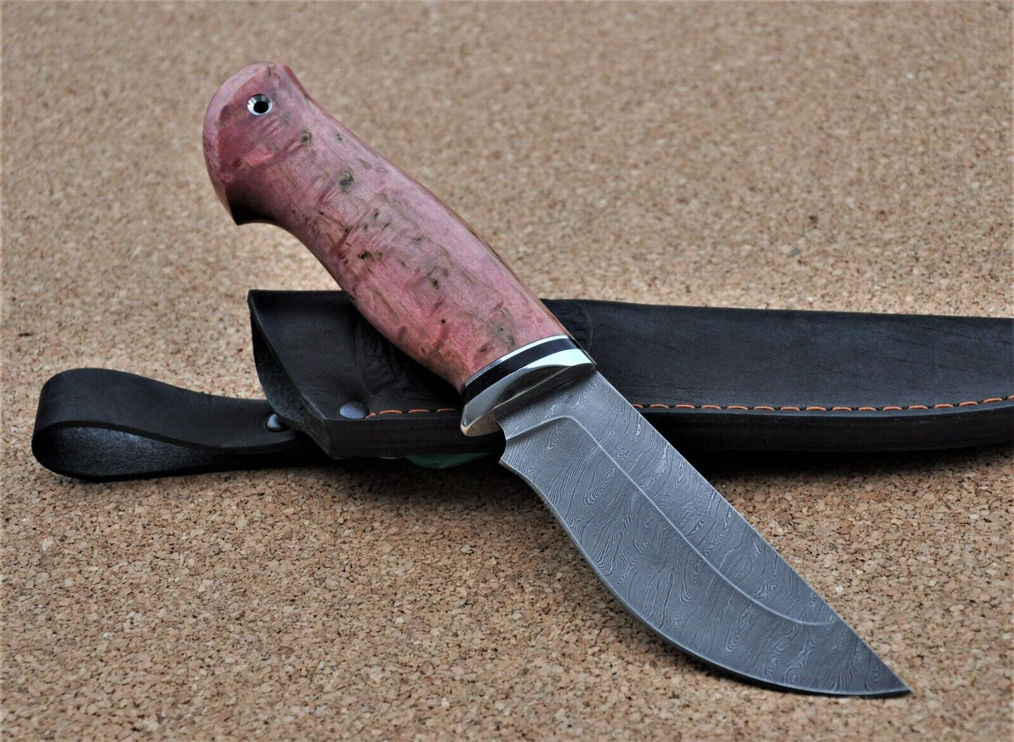 Damaszener Stahl Outdoor Jagd Damast Messer Nazarov Knives Handarbeit HRC62