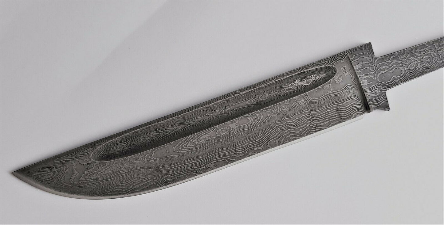 Nazarov Knives Exklusive Damaszener Stahl Klinge Handarbeit