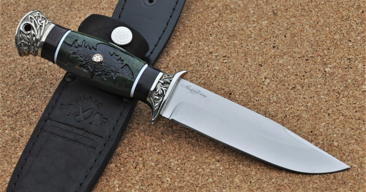 S390 Stahl ROSTFREI Outdoor Messer Nazarov Knives Handarbeit HRC70 Лидер