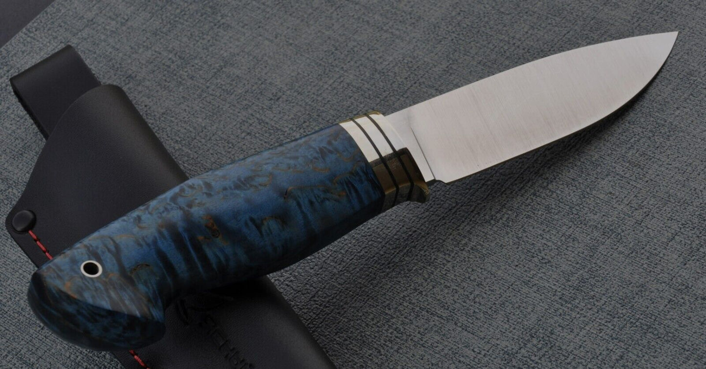 H12MF Stahl Outdoor Jagdmesser Yasniy Sokol Handarbeit