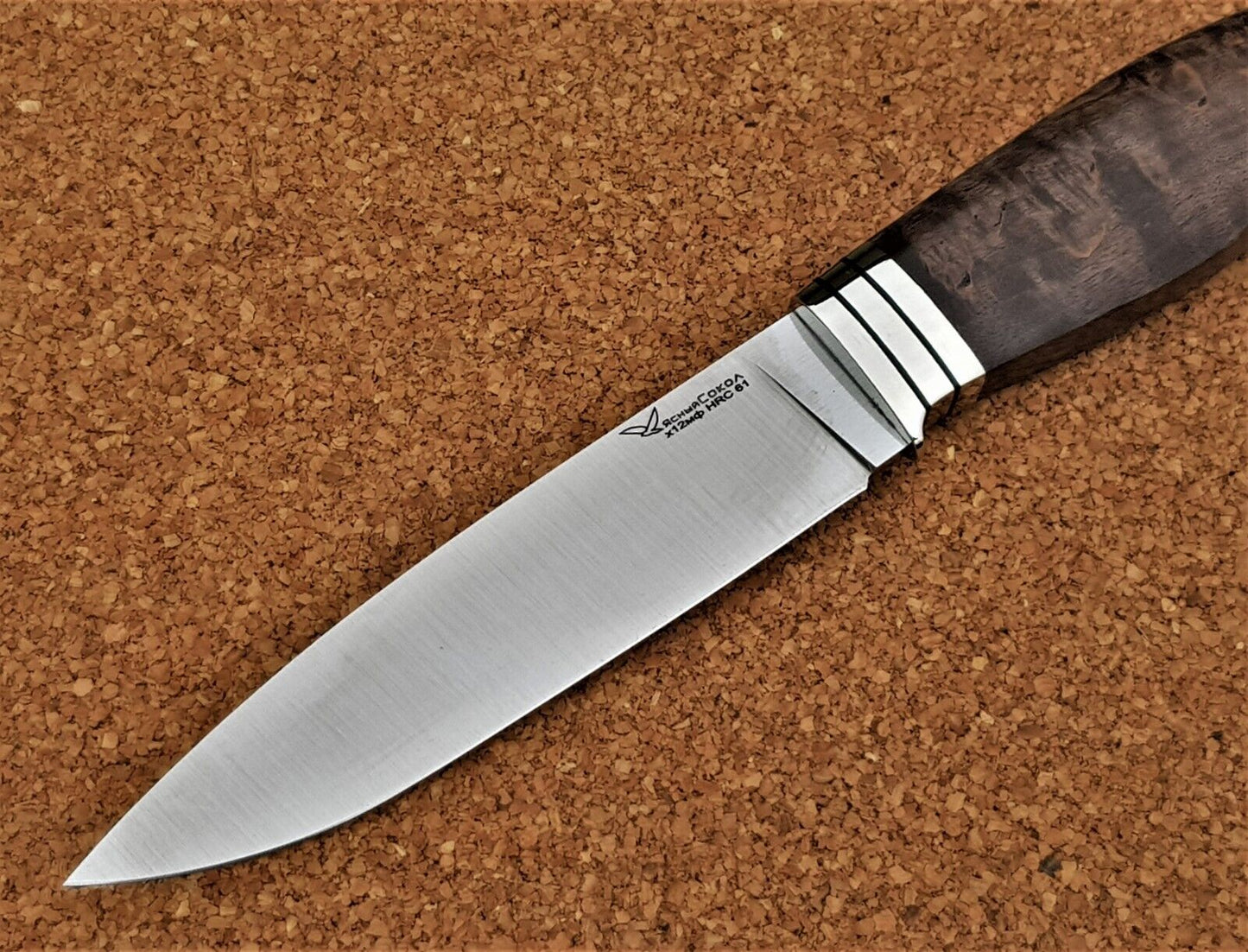 H12MF Stahl Outdoor Jagd Messer Yasniy Sokol Russland Handarbeit HRC 61 Сапсан
