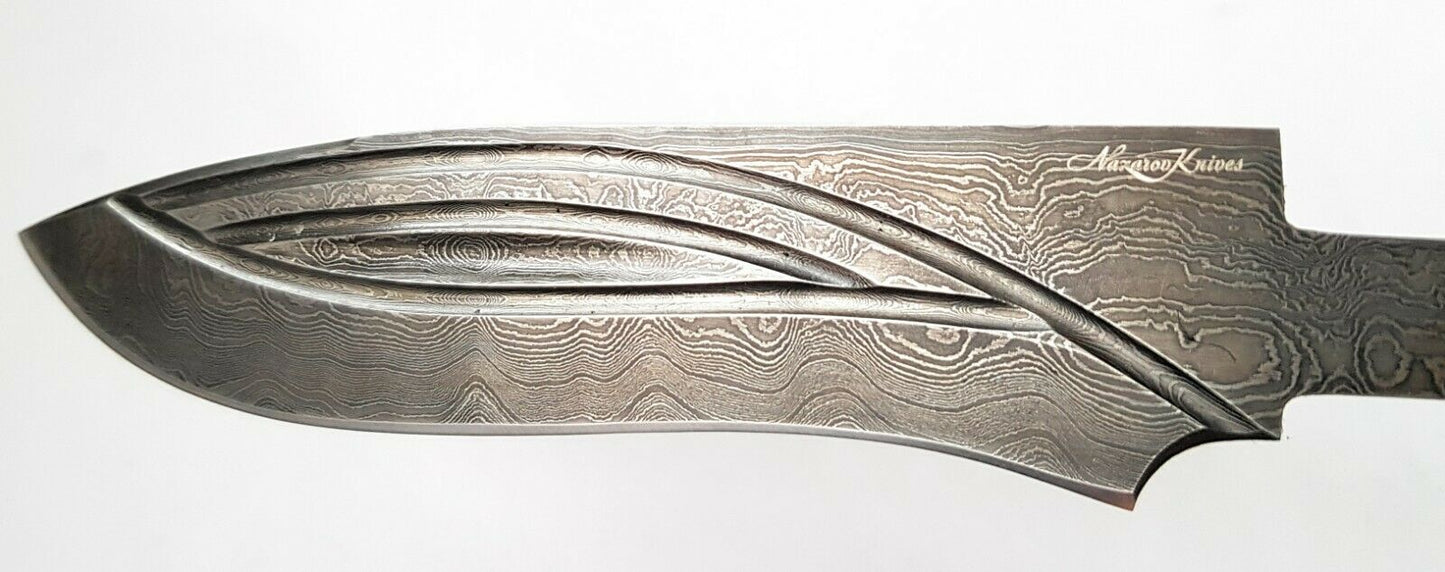 Nazarov Knives Exklusive Damast Klinge Handarbeit