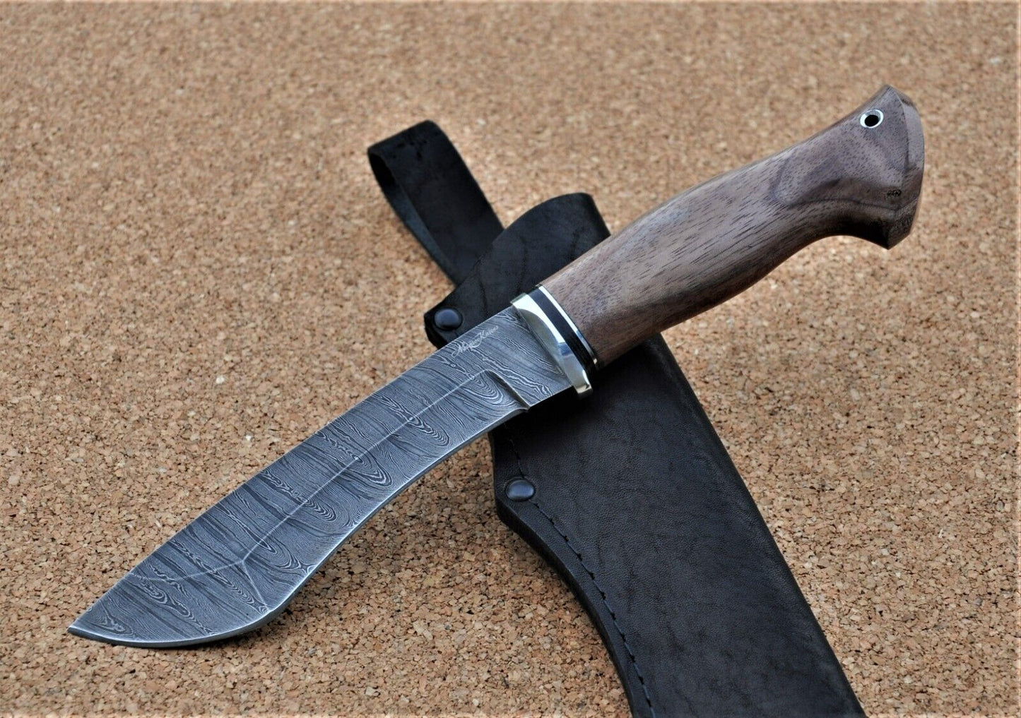 Damaszener Stahl Outdoor Jagd Damast Messer Nazarov Knives Handarbeit HRC62