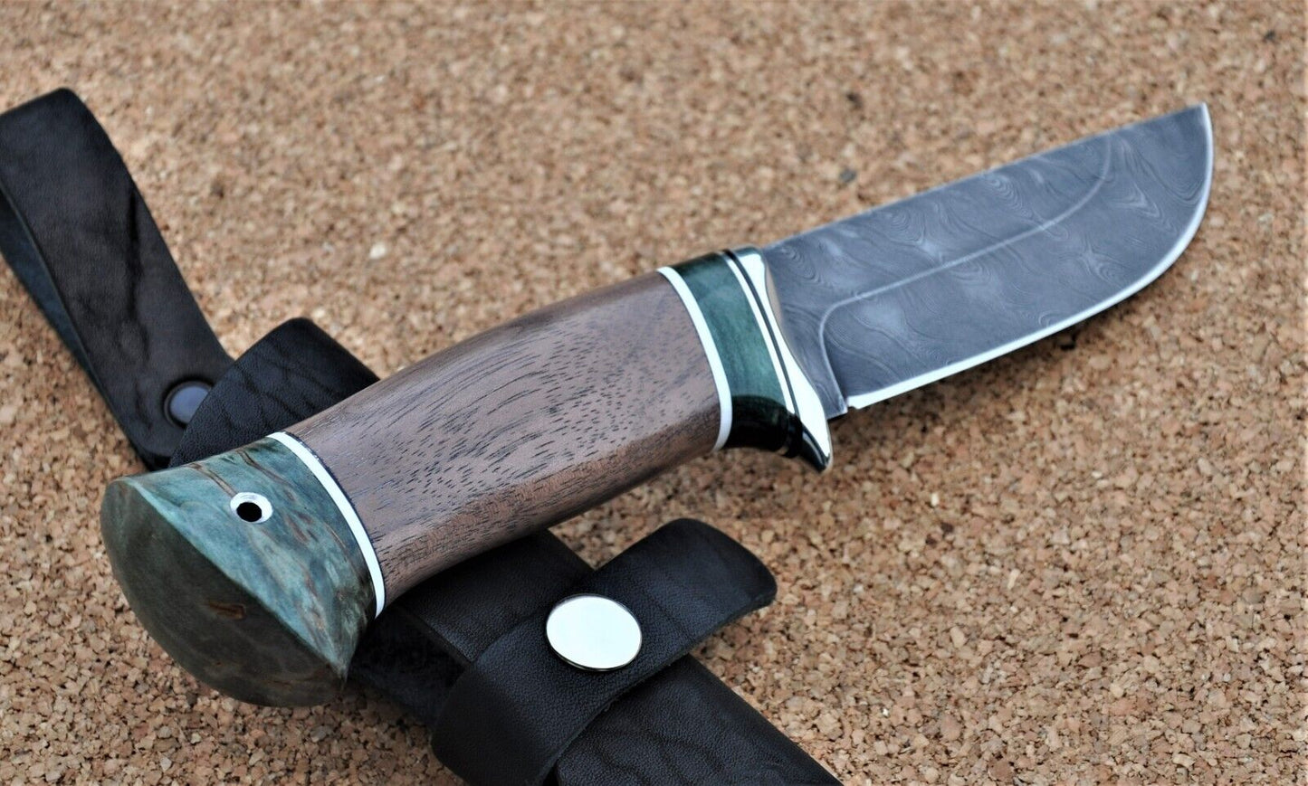 Damaszener Stahl Outdoor Jagd Damast Messer Nazarov Knives Handarbeit HRC62
