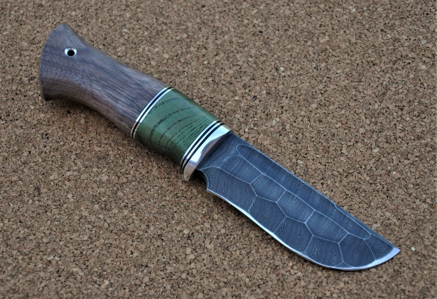 Damaszener Stahl Outdoor Jagd Damast Messer Nazarov Knives Handarbeit HRC62