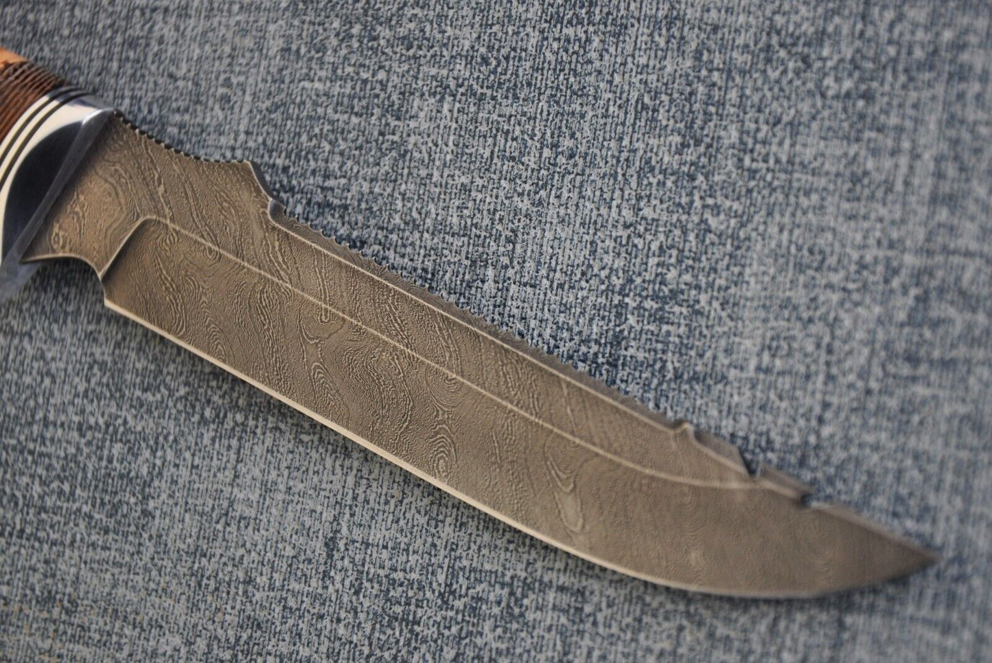 Damaszener Stahl Outdoor Jagd Damast Messer Nazarov Knives Handarbeit HRC62