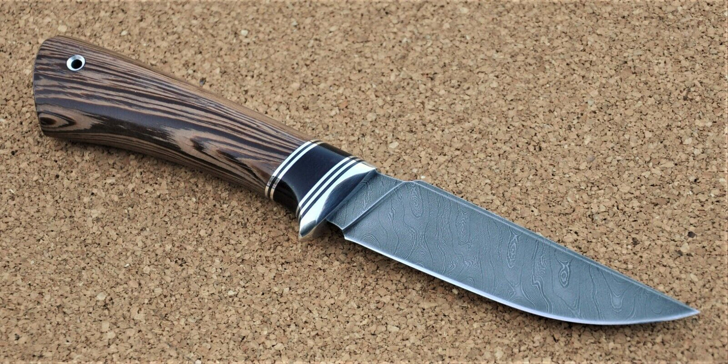 Damaszener Stahl Outdoor Jagdmesser Nazarov Knives Handarbeit