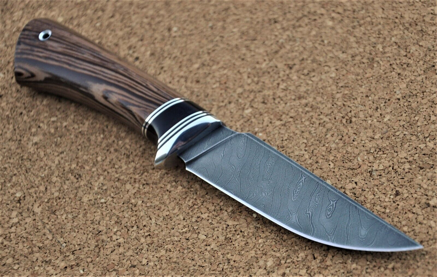 Damaszener Stahl Outdoor Jagdmesser Nazarov Knives Handarbeit