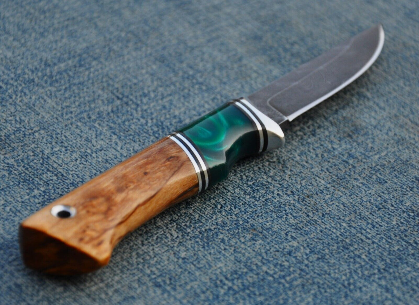 Damaszener Stahl Outdoor Damast Messer Малыш Nazarov Knives Handarbeit HRC62
