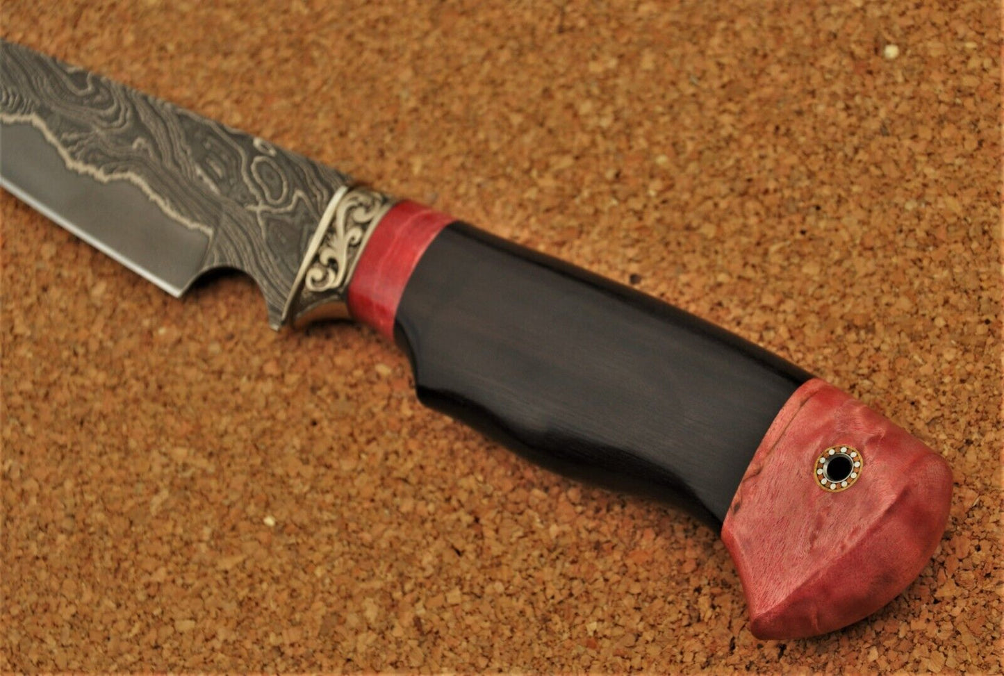 Nazarov Knives Russland Damaszener Stahl Outdoor Jagd Messer Handarbeit HRC62