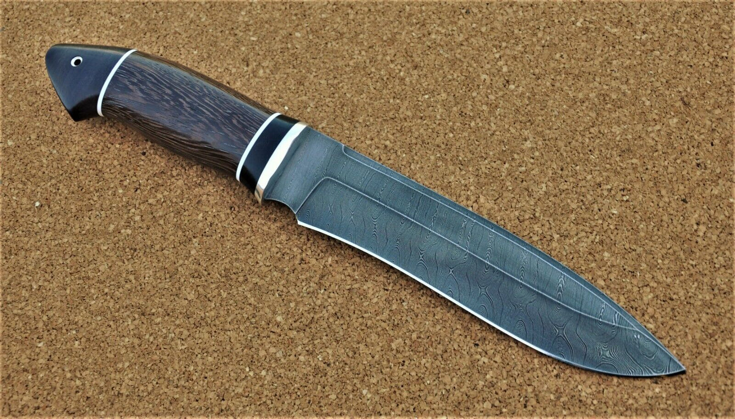 Damaszener Stahl Outdoor Jagdmesser Nazarov Knives Handarbeit