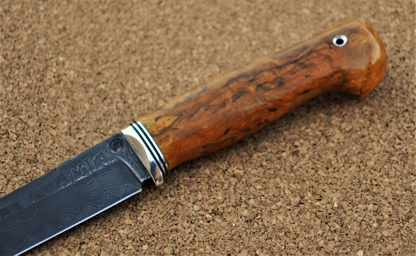 Nazarov Knives Russland Mosaik Damast Stahl Outdoor JagdMesser Handarbeit HRC62