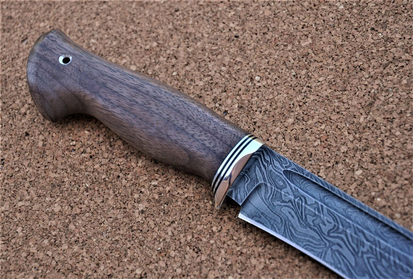 Damaszener Stahl Outdoor Jagd Damast Messer Nazarov Knives Handarbeit HRC62
