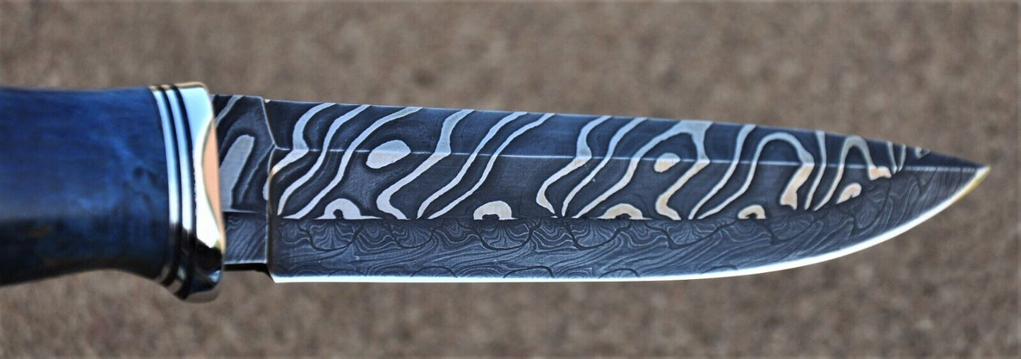 Nazarov Knives Russland Mosaik Damast Stahl Outdoor JagdMesser Handarbeit HRC62
