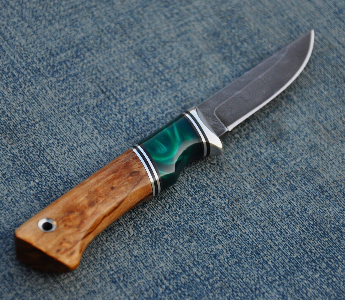Damaszener Stahl Outdoor Damast Messer Малыш Nazarov Knives Handarbeit HRC62