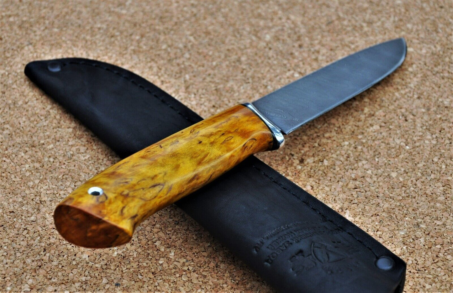 Damaszener Stahl Outdoor Damast Messer Nazarov Knives Handarbeit HRC62 Пантера