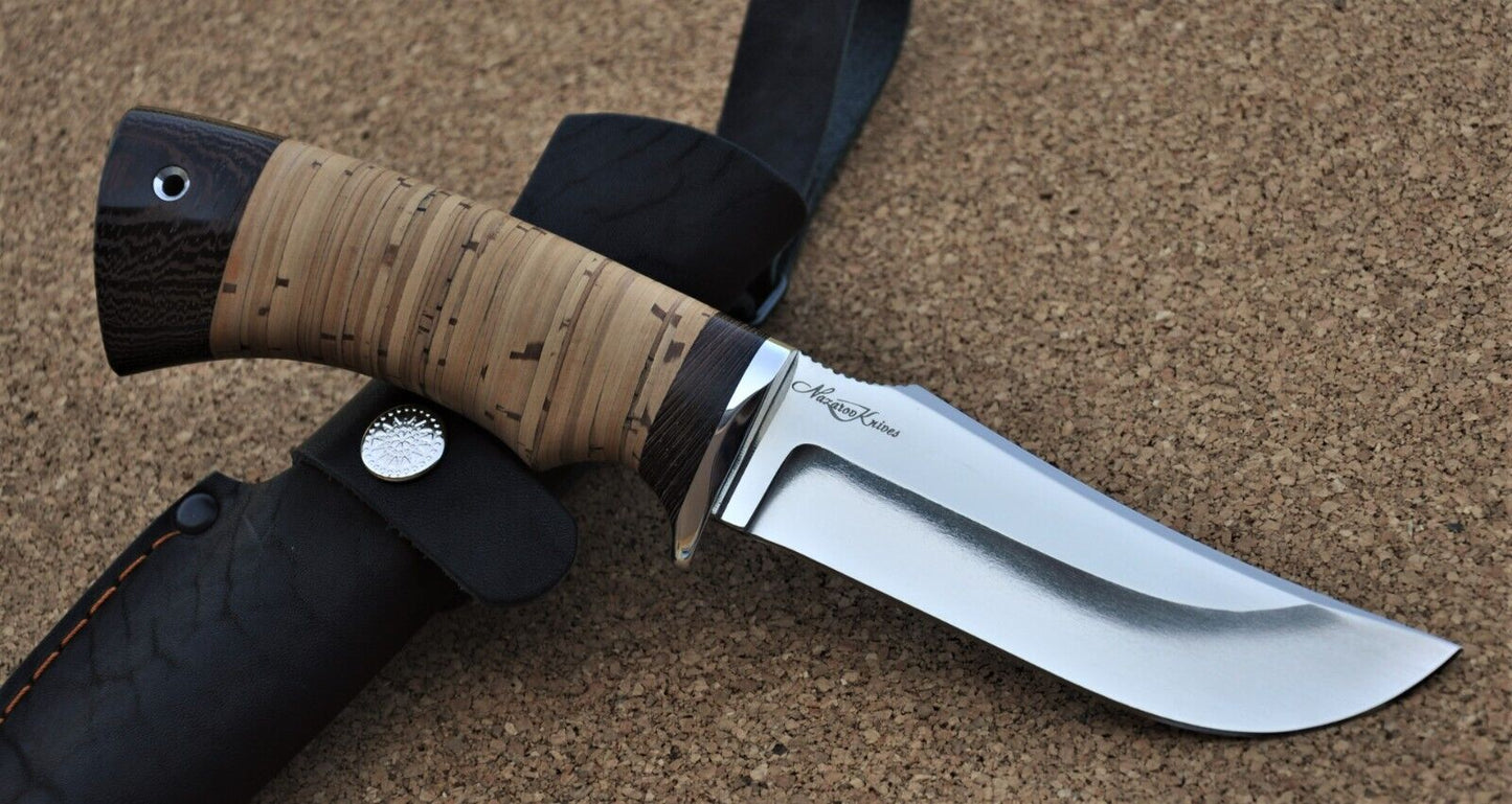 95H18 Stahl Rostfrei Outdoor JagdMesser Handarbeit Nazarov Knives