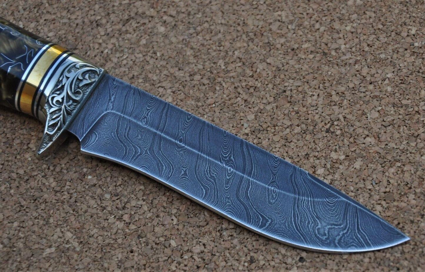 Damaszener Stahl Outdoor Jagdmesser Nazarov Knives Handarbeit