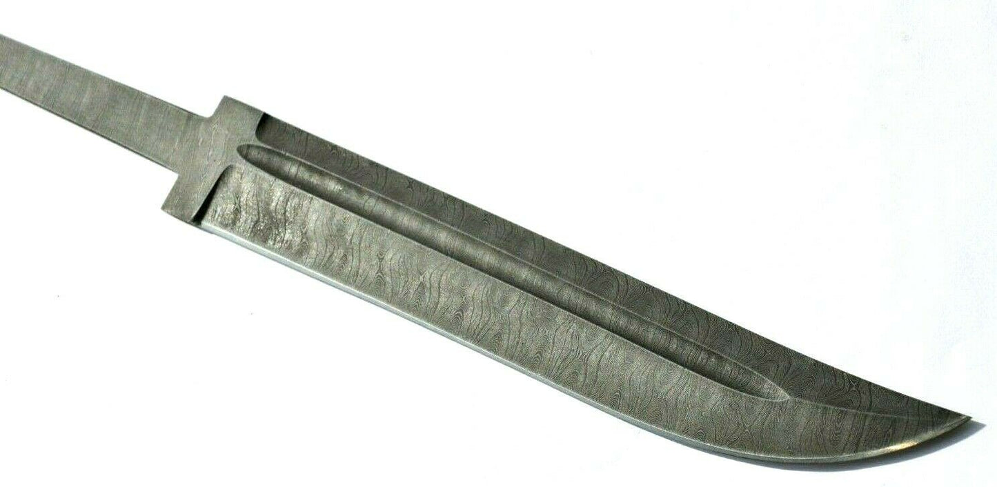 Nazarov Knives Exklusive Damast Klinge Rohling Пластун Messer HRC 62 Handarbeit