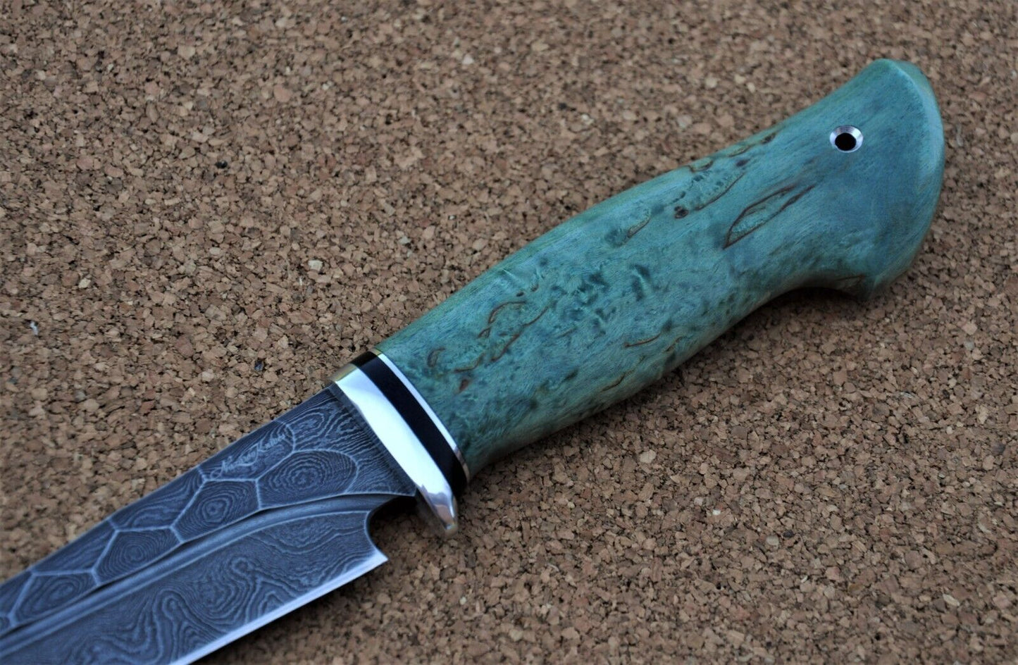 Damaszener Stahl Outdoor Jagd Damast Messer Nazarov Knives Handarbeit HRC62