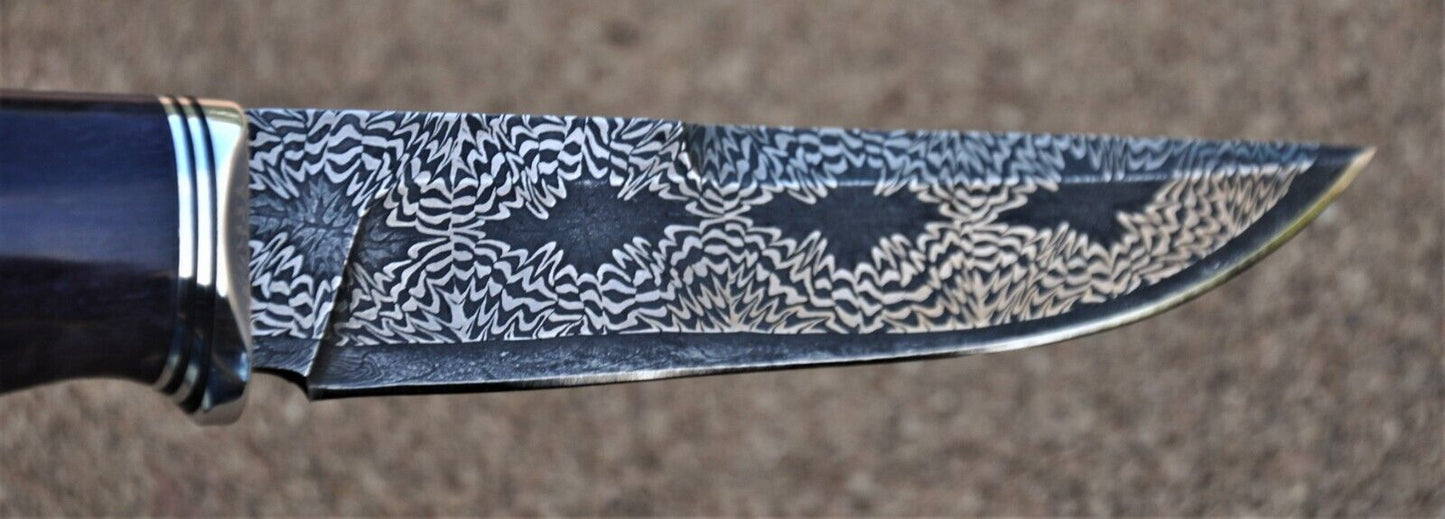 Nazarov Knives Russland Mosaik Damast Stahl Outdoor JagdMesser Handarbeit HRC62
