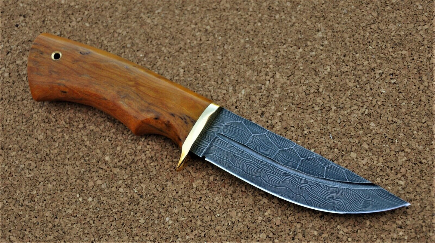 Damaszener Stahl Outdoor Jagdmesser Nazarov Knives Handarbeit