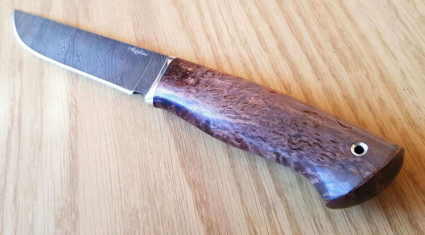 Nazarov Knives Damaszener Stahl Outdoor Jagdmesser