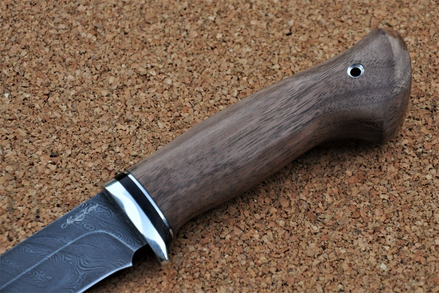 Damaszener Stahl Outdoor Jagd Damast Messer Nazarov Knives Handarbeit HRC62